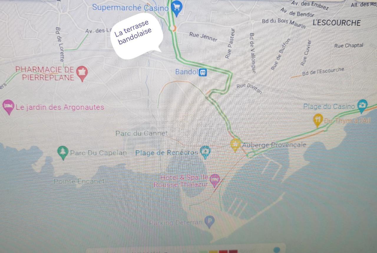 La Terrasse Bandolaise Tout A Pied, Wifi, Clim, Parking 外观 照片